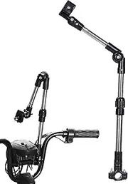 Xasbseulk Umbrella Bracket for Bicycles | Wheelchair Stroller Umbrella Frame Stand,Compact Connector Attachment Outdoor Cycling Accessories for Friends Lovers Elderly