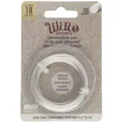 BeadSmith SIlver Plated 18 Gauge German Wire by Wire Elements ~ (4.37 Yards)