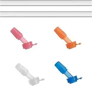 6 PCS Bite Valve and Straw Fit All Water Bottle,(4 Bite Valve & 2 Sets Straws)