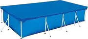 Rectangle Pool Cover Multifunctional for Above Ground Pool Family Pool Cover 264cmx174cm, Blue, 264x174cm