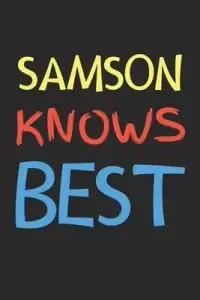 在飛比找博客來優惠-Samson Knows Best: Lined Journ