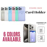 For Apple iPhone 16 15 14 13 12 11 Pro XS Max XR X Case Wallet Card Holder Cover