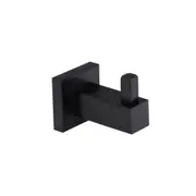 MEIR Square Brass Robe Hook - Matte Black