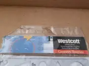 Westcott Geometry Template, Model R9015.