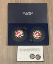 Oceania Cruises Club Crest Luggage Tags & Pins New In Box