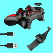 Wireless Connect GamePad &CellPhone Bracket &Micro USB Cable for Phone/PS3/PC/TV