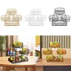Fruit Basket Multipurpose Produce Holder Organizer for Onion Bread Storage