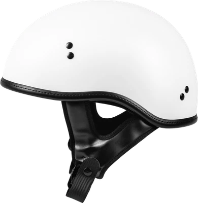 HIGHWAY 21 H77-11022X .357 SOLID HALF HELMET MATTE WHITE 2X