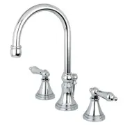 Kingston Brass KS298.AL Governor 1.2 GPM Widespread Bathroom - Chrome