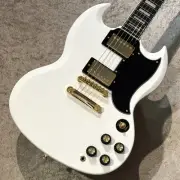 Epiphone SG Custom ~Alpine White~ #25021532058 3.08kg Ebony fingerboard Gold par