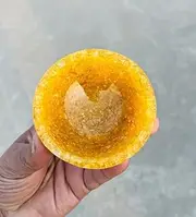 Citrine Crystal Bowl Handmade Orgone Citrine Crystal Organite Bowl Crystals Holder for Cleansing, Charging, Smudging, Healing, Decoration or Gift (Citrine)