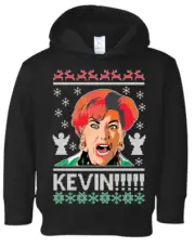 Kevin!!!! Christmas Toddler Pullover Fleece Hoodie