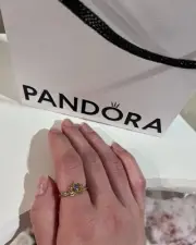 Giving Away Part Of My Pandora Collection Pandora Cinderella Ring Size 7