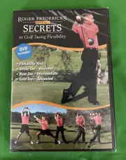 Roger Fredericks Reveals Secrets to Golf Swing Flexibility DVD New Sealed