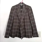 Urban Outfitters Lucca Plaid Blazer Jacket Womens Size XS