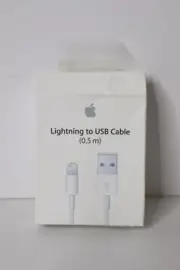 Genuine Apple 0.5m (1.5ft) Lightning to USB Charging Cable for iPhone ME291AM/A