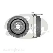 Gates Crankshaft Pulley - TVD1032