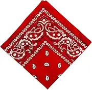 B Baosity Cotton Double Sided Print Cowboy Bandana Scarf Head Wrap Wristband Large