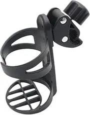 CRILSTYLEO Stroller Cup Holder Rotatable Drink Holder for Prams Bikes Wheelchairs Lightweight Easy Install Fits Bottles and Cups