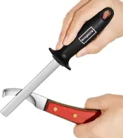 Hoof Knife Sharpener 5 Inch Farrier Tool Honing Rod with Diamond