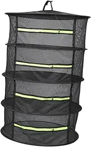 Totority Collapsible Drying Rack Outdoor Plant Drying Net for Herbs Fish Breathable Mesh with High Elasticity Space Saving Design for Efficient Air Drying Areas
