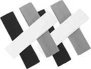 [WOONEKY] 6pcs Sports Headband Sports Sweat Headbands Headband Elastic Sports Head Wrap Sweat Bands Women Professional Sweat Bands Sweatbands for Women Workout Headband Athletic Headband