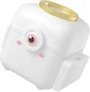 SEWOART Medicine Storage Box Lid Compact First Aid Box for Dormitory Lightweight Plastic Storage Container