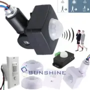 LED Security Sensor Detector Infrared PIR Motion Switch In/Outdoor Wall Light