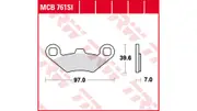 TRW Lucas Brake pad Sinter Offroad MCB761SI