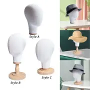 Head Model Freestanding Block Head Mannequin Head Hairpiece Manikin for Salon