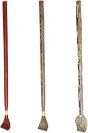 3Pcs Wooden Back Scratcher Natural Massage Sticks for Shoulder and for Itchy Skin Promotes present for Friends and Family