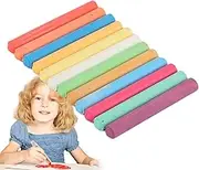 Colored Chalkboard Chalk, Dustless Colorful Chalk Set, 12 Vibrant Colors, Smooth Writing, for Boys, Girls, Children, Kids Art and Drawing Supplies, 3.94x0.39 inches
