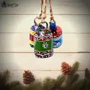 Bright Colorful Hand Painted Bells for Meditation Craftwork Christmas Décor