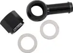 Aeroflow Aeroflow / Bosch Fuel Pump 10mm 3/8" Banjo & Nut Kit Blac - AF49-1220BLK