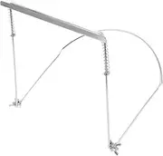 ibasenice Neck Hanging Harmonica Stand 24-hole Metal Harmonica Storage Rack Adjustable Holder for Comfortable Playing