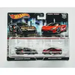 (下訂前請先詢問）HOTWHEELS PREMIUM CAR CULTURE 2 PACK MCLAREN