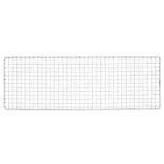 2pcs Square BBQ Grill Net 19x60cm Electroplated Stainless Steel Barbecue Mesh