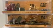 CAT 1:87 Scale Semi Tractor with Lowboy Trailer Collectible Diecast Machines