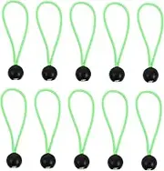 Outanaya 10Pcs Heavy Duty Bungee Cords with Balls Durable Tie Down Elastic Rope for Camping Tents and Portable UV Treated and Reliable Tarp Fixing
