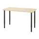 IKEA 書桌/工作桌, 松木效果/黑色, 120x60 公分
