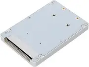cablecc mSATA Mini PCI-E SATA SSD to 2.5 inch IDE 44pin Notebook Laptop Hard Disk case Enclosure White