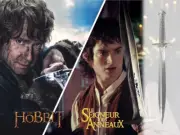 The Hobbit Sting Sword of Bilbo and LOTR Frodo Wall Hanging Plaque New