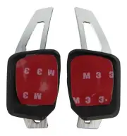 Aluminum Silver Rocker Switches Extension Steering Paddle for VW GOLF 7 Polo 6R
