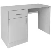 Wooden Computer Desk Home Office Study Storage Drawers Shelf Work Craft Table