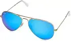 Ray-Ban 3025 Aviator Large Metal Mirrored Non-Polarized Sunglasses