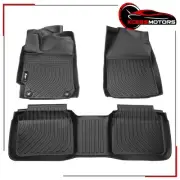 Fits 15-17 Toyota Camry 3PCS 3D Floor Mats Waterproof Carpets Non-slip Liner Set