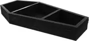 HOODANCOS Coffin Shaped Storage Shelf Versatile Wooden Display Rack for Home Decor Halloween Decor Tabletop Wall Mounted Use for Antiques Figurines and Collectibles