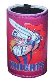 Knights Rugby League Paul Harvey Design Can Cooler Stubby Holder