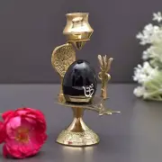 Brass Shiva Linga Lingam Abhishek Patra with Trishul and Nag/Shivling for Pooja