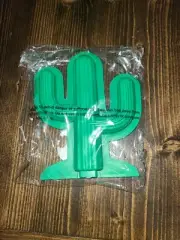 Cactus Shaped Tropical Ice Pop Maker Mold Party Ice Tray Green Plastic New